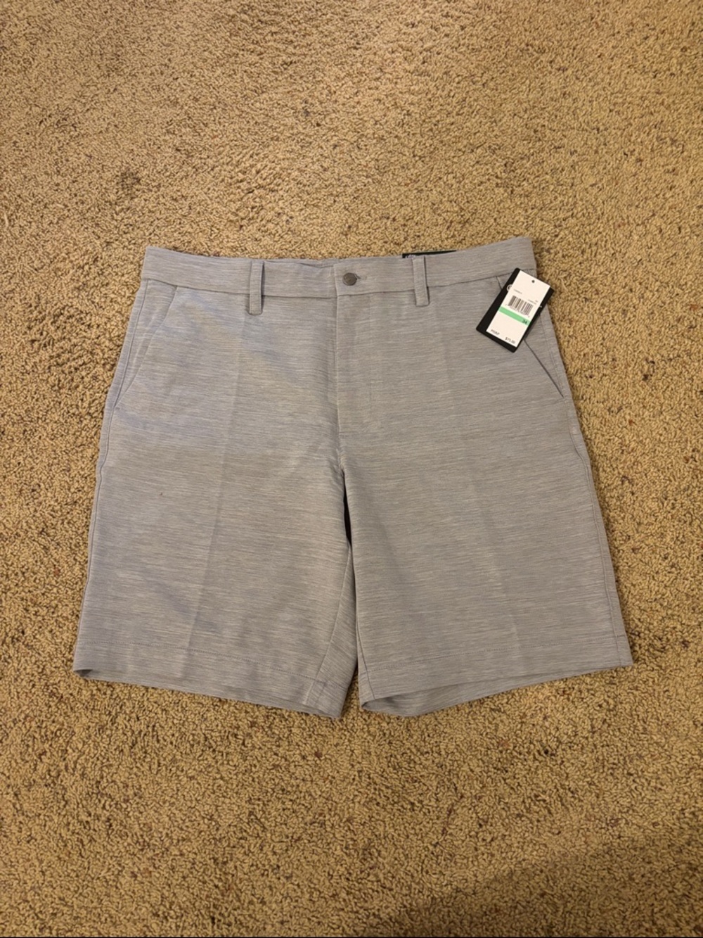 Callaway Light Blue Heather Performance Golf Shorts